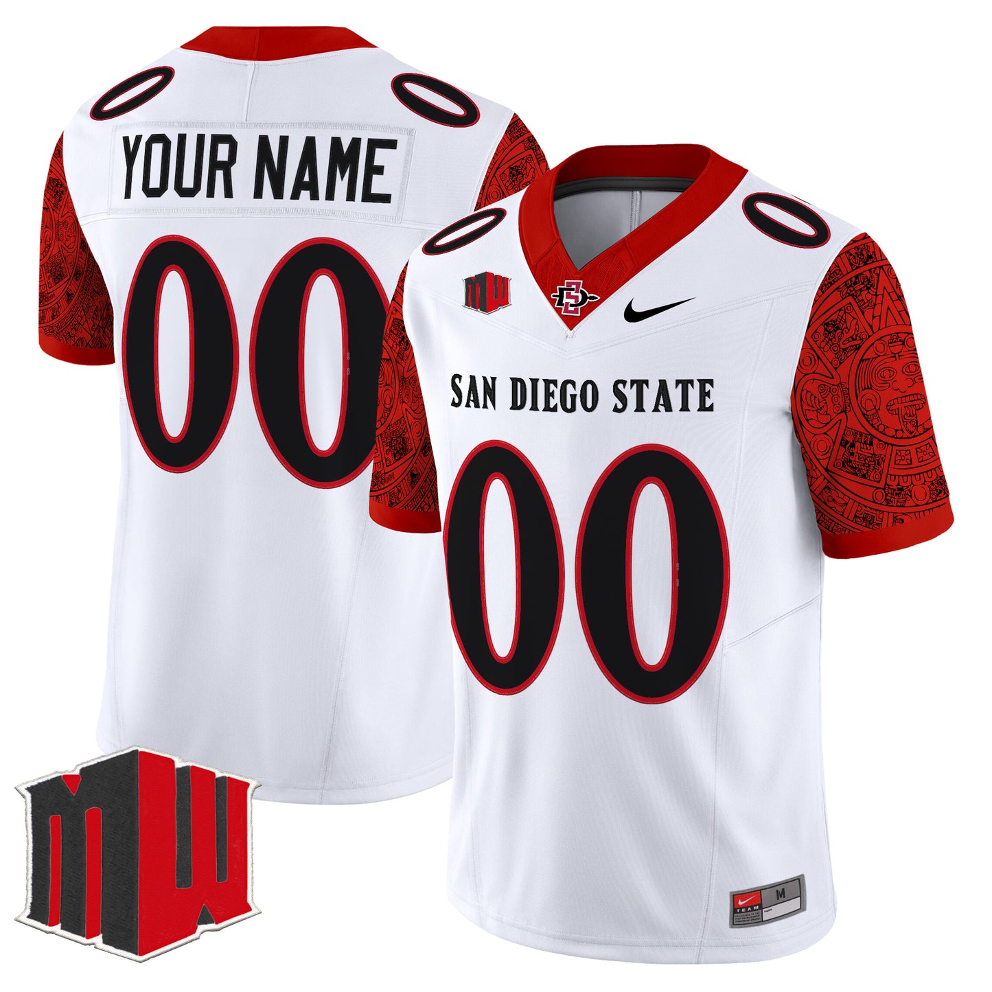 San Diego State Aztecs 2025 Vapor Limited Custom Jersey - All Stitched