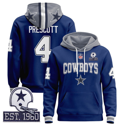 Men's Dallas Cowboys 2025 Premium Pullover Hoodie - All Stitched