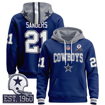 Men's Dallas Cowboys 2025 Premium Pullover Hoodie - All Stitched