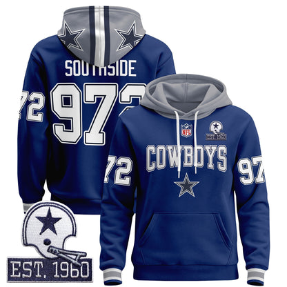 Men's Dallas Cowboys 2025 Premium Pullover Hoodie - All Stitched