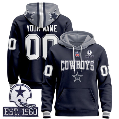 Dallas Cowboys 2025 Premium Custom Pullover Hoodie - All Stitched