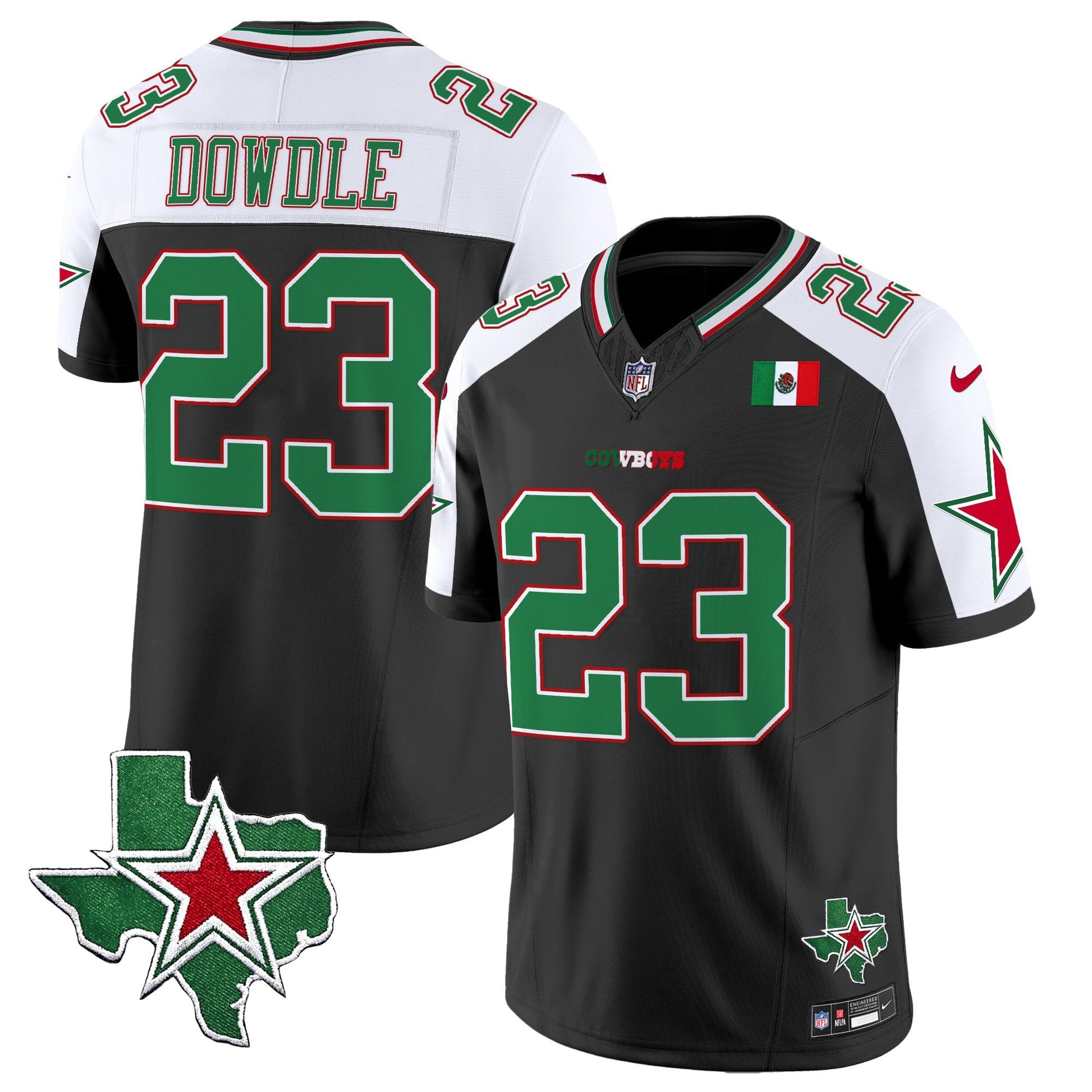 Men's Dallas Cowboys 2025 Mexico Vapor Limited Jersey - All Stitched