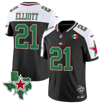 Men's Dallas Cowboys 2025 Mexico Vapor Limited Jersey - All Stitched