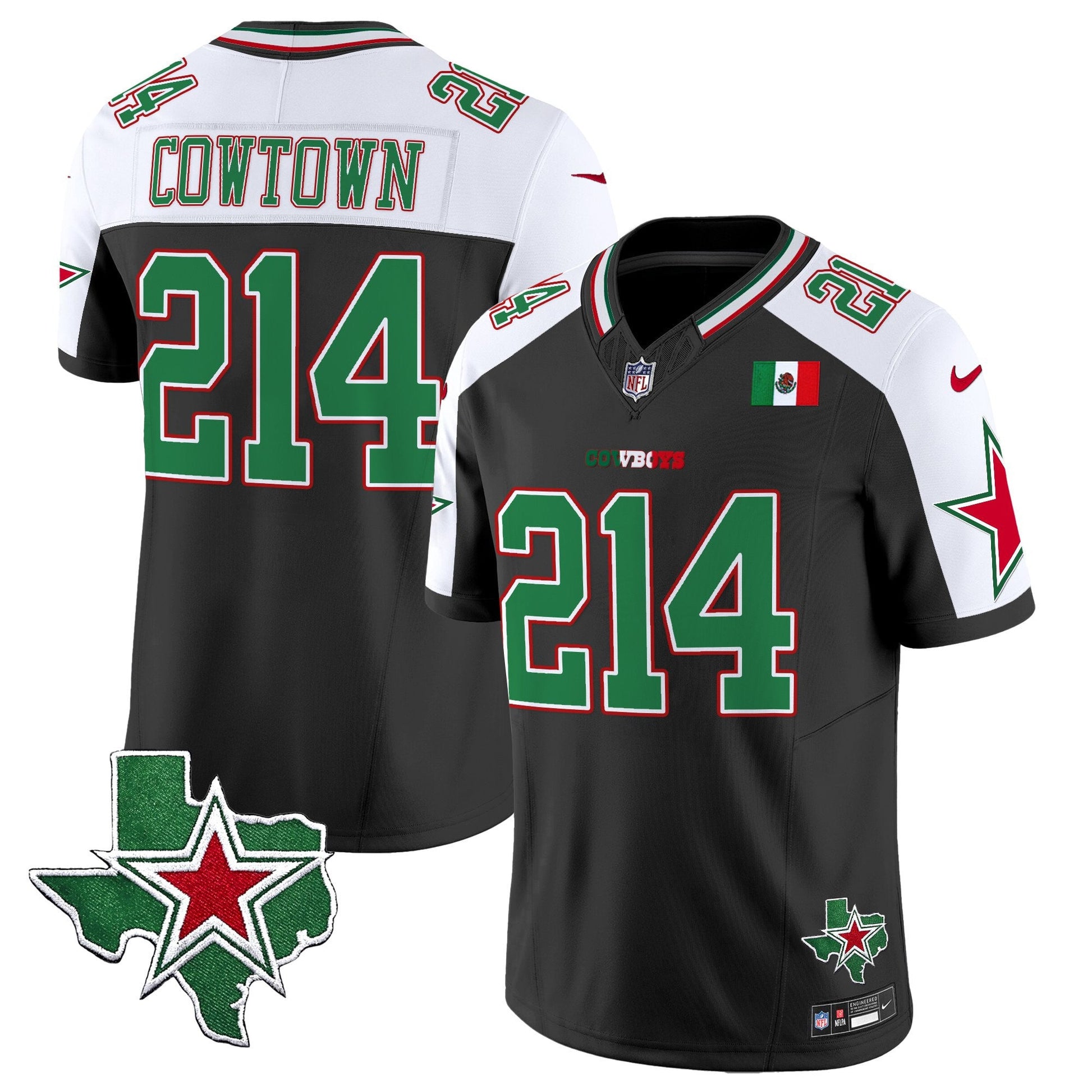 Men's Dallas Cowboys 2025 Mexico Vapor Limited Jersey - All Stitched