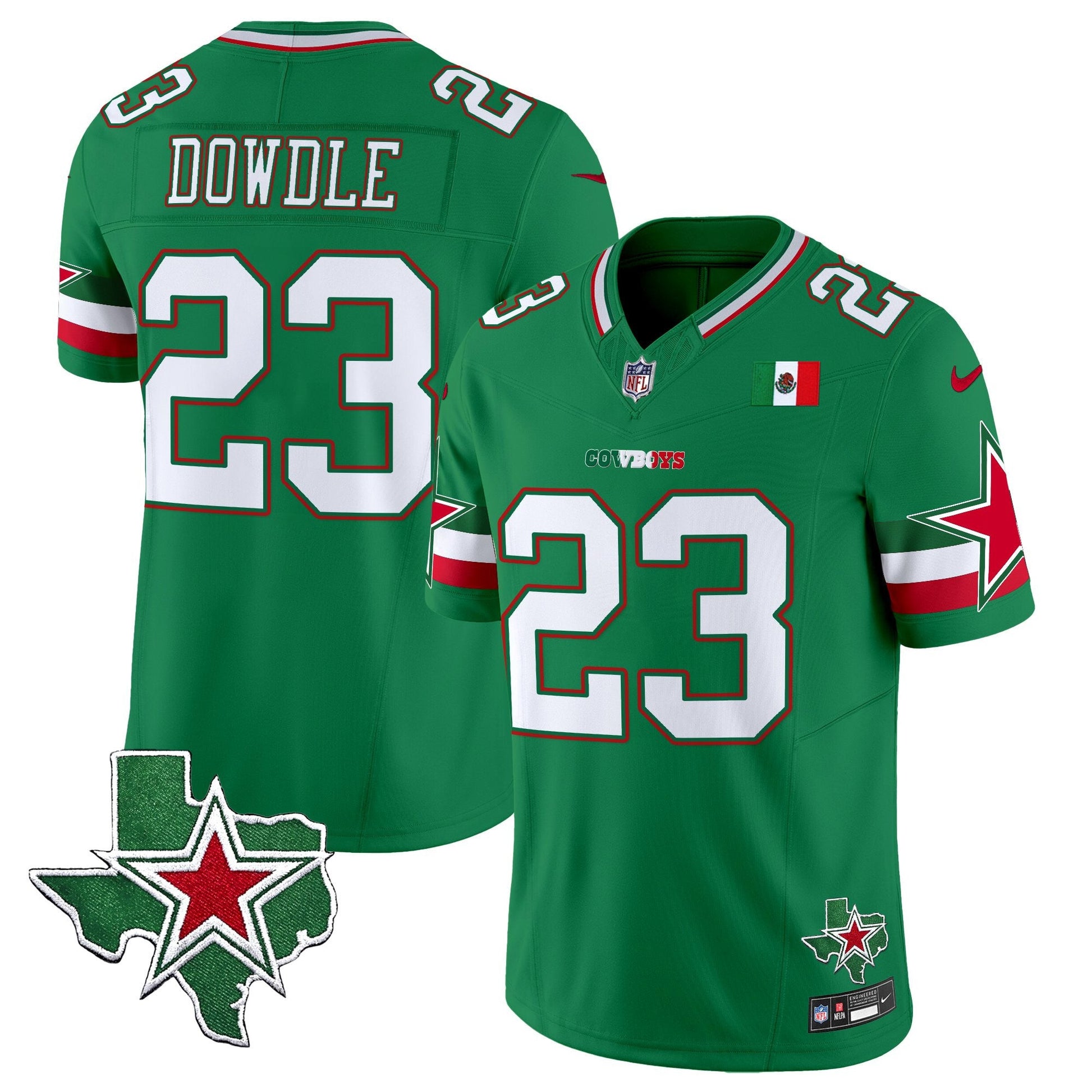 Men's Dallas Cowboys 2025 Mexico Vapor Limited Jersey - All Stitched