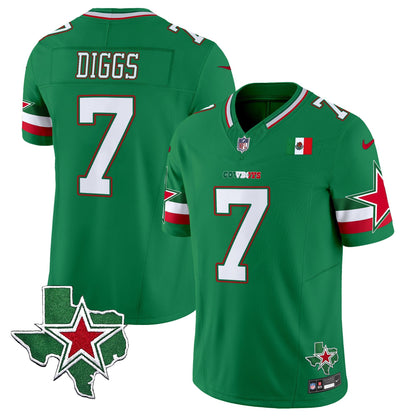 Men's Dallas Cowboys 2025 Mexico Vapor Limited Jersey - All Stitched