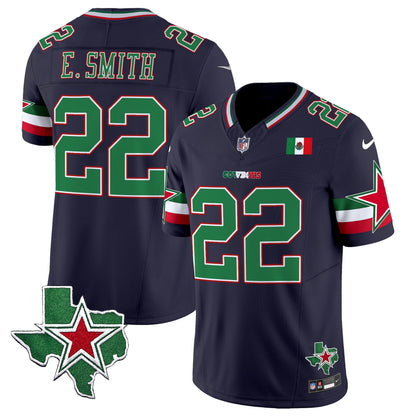 Men's Dallas Cowboys 2025 Mexico Vapor Limited Jersey - All Stitched