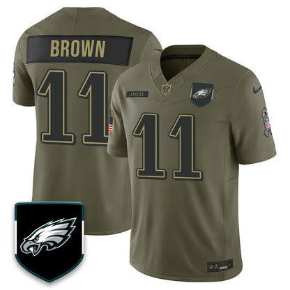PHI 2025 Salute to Service Limited Jersey - All Stitched