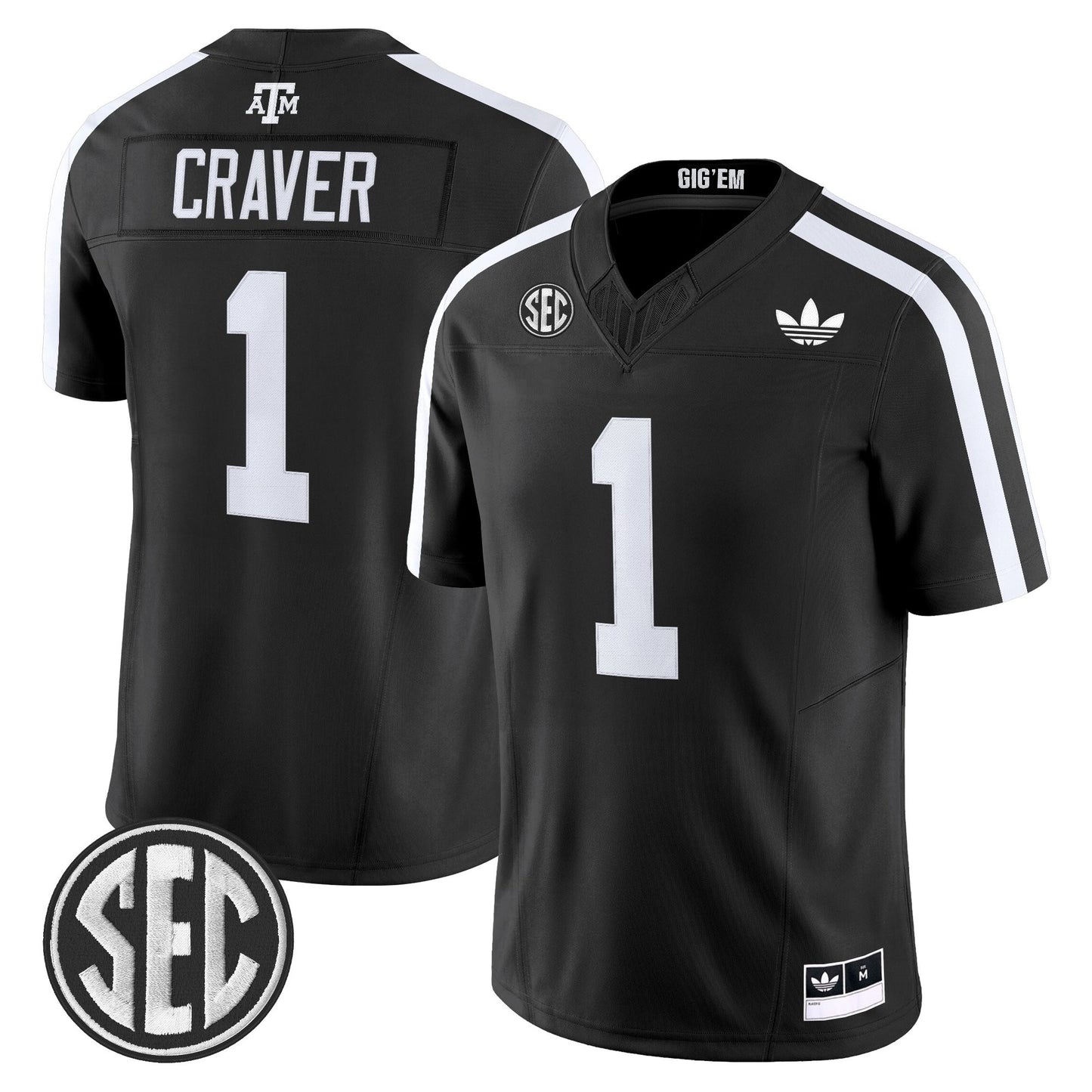 Men's Texas A&M Aggies 2025 Vapor Limited Jersey V2 - All Stitched