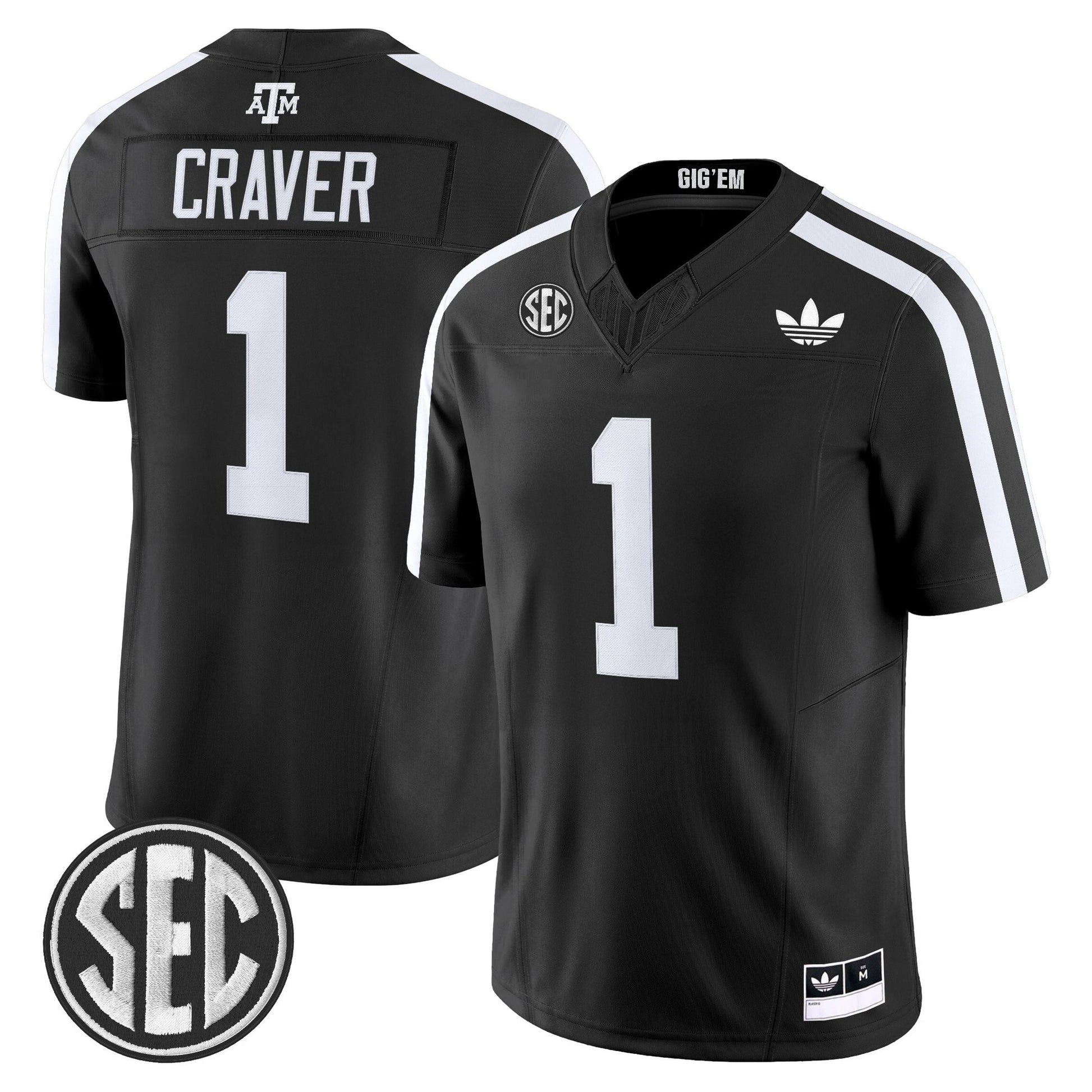 Men's Texas A&M Aggies 2025 Vapor Limited Jersey V2 - All Stitched