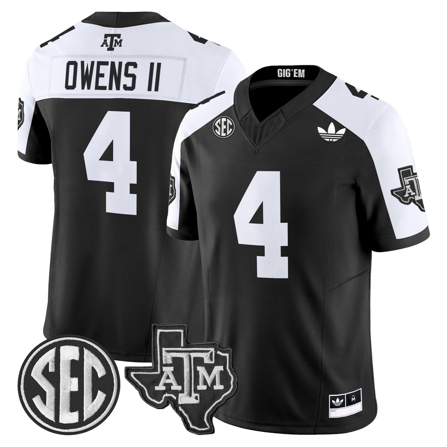 Men's Texas A&M Aggies 2025 Vapor Limited Jersey V2 - All Stitched