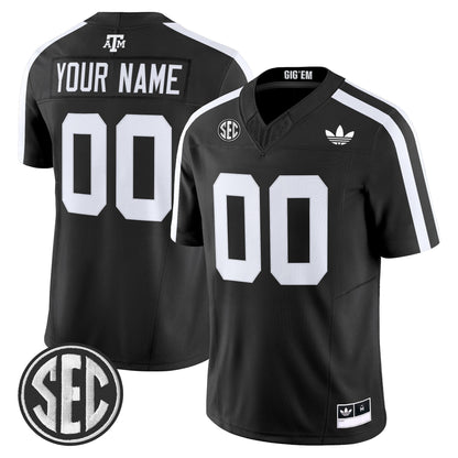 Texas A&M Aggies 2025 Vapor Limited Custom Jersey V2 - All Stitched