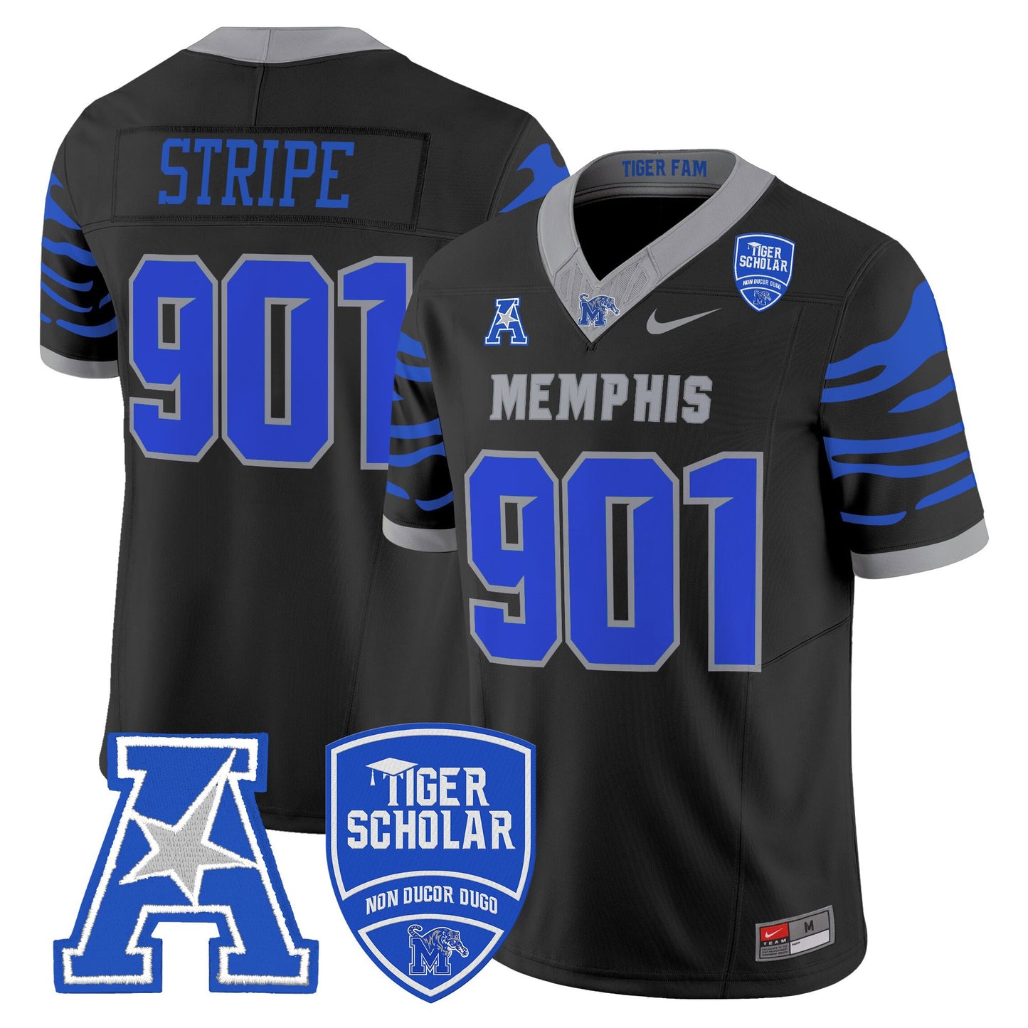 Men's Memphis Tigers 2025 Vapor Limited Jersey - All Stitched