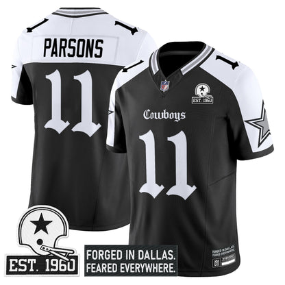 Men's Dallas Cowboys 'Gothic Lone Star Edition' Vapor Limited Jersey - All Stitched