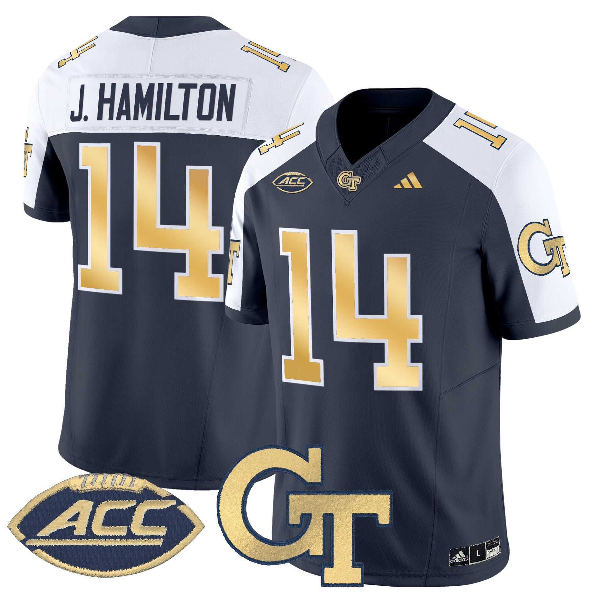 Men's Georgia Tech Yellow Jackets 2025 Vapor Limited Jersey - All stitched