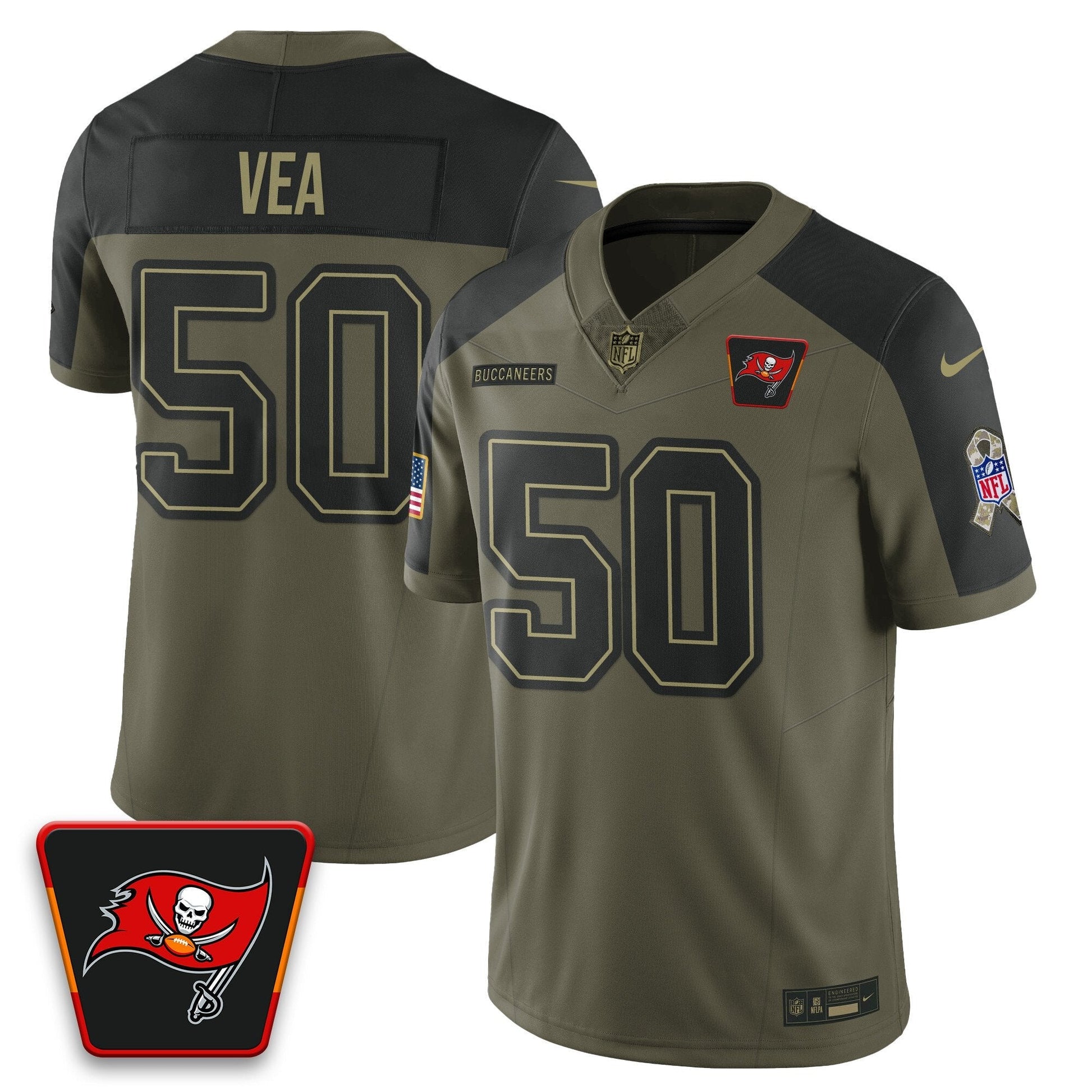 Tampa Bay Buccaneers 2025 Salute to Service Limited Jersey - All Stitched509VTHNJS237