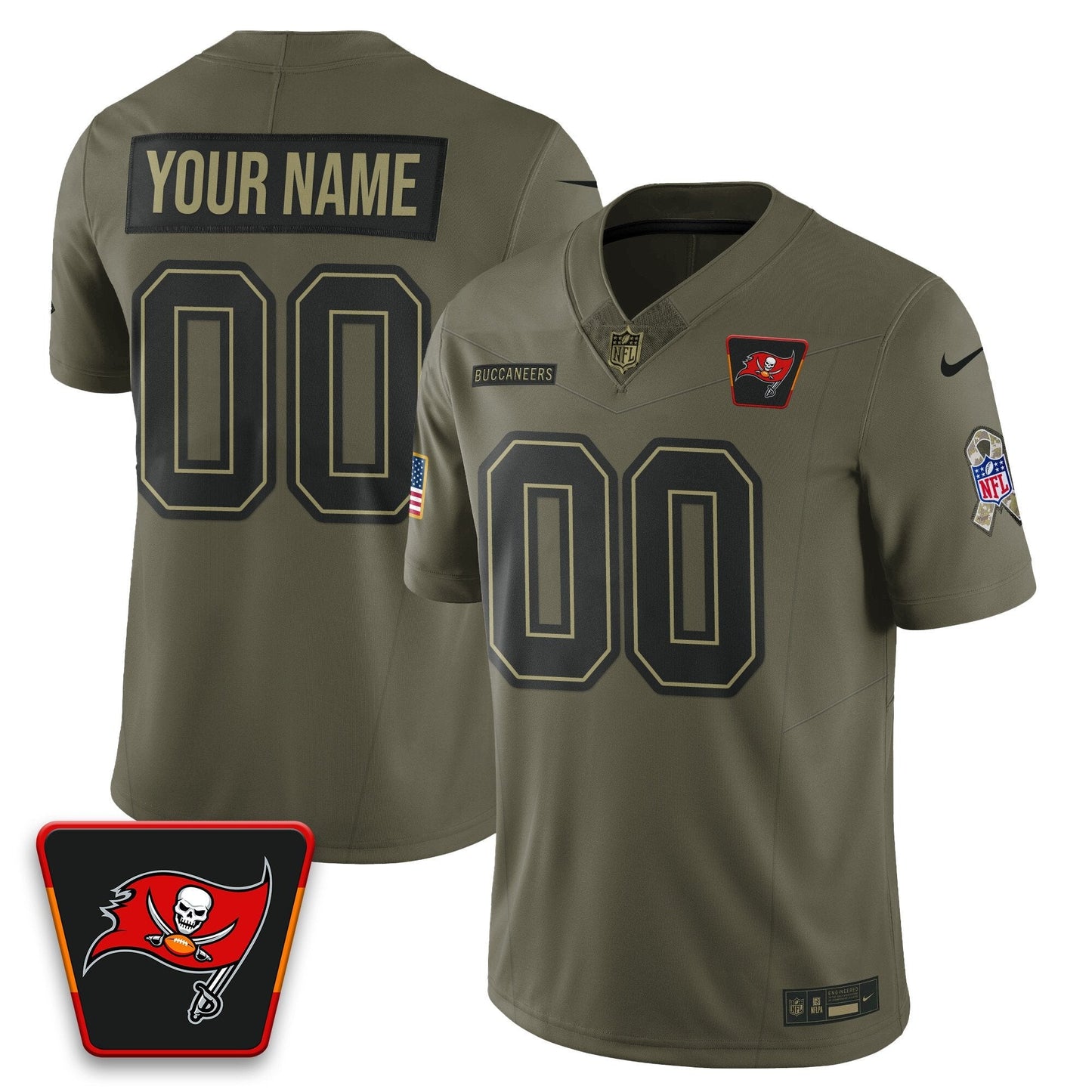 Tampa Bay Buccaneers 2025 Salute to Service Limited Jersey - All Stitched509VTHNJS237