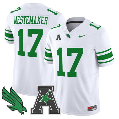 Men's North Texas Mean Green 2025 Vapor Limited Jersey - All Stitched