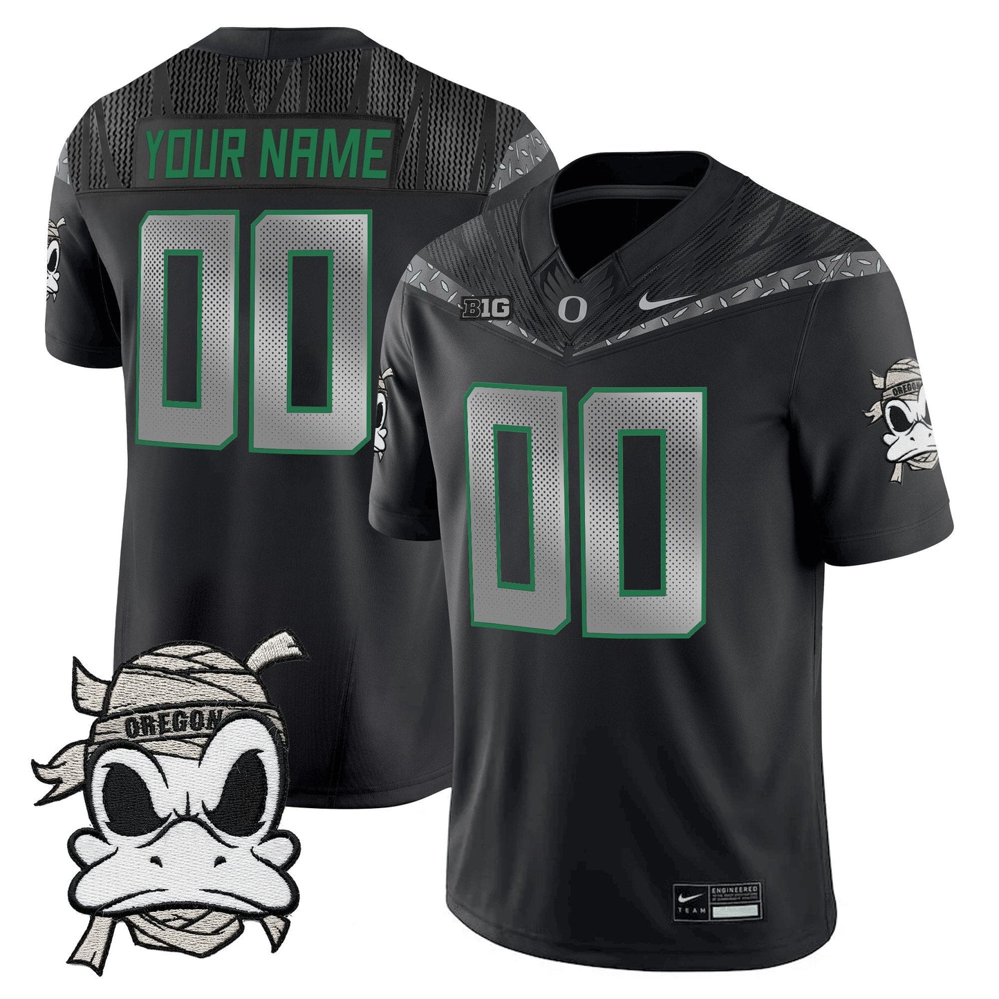 Oregon Ducks 2025 "Mummy Duck" Vapor Limited Custom Jersey - All Stitched
