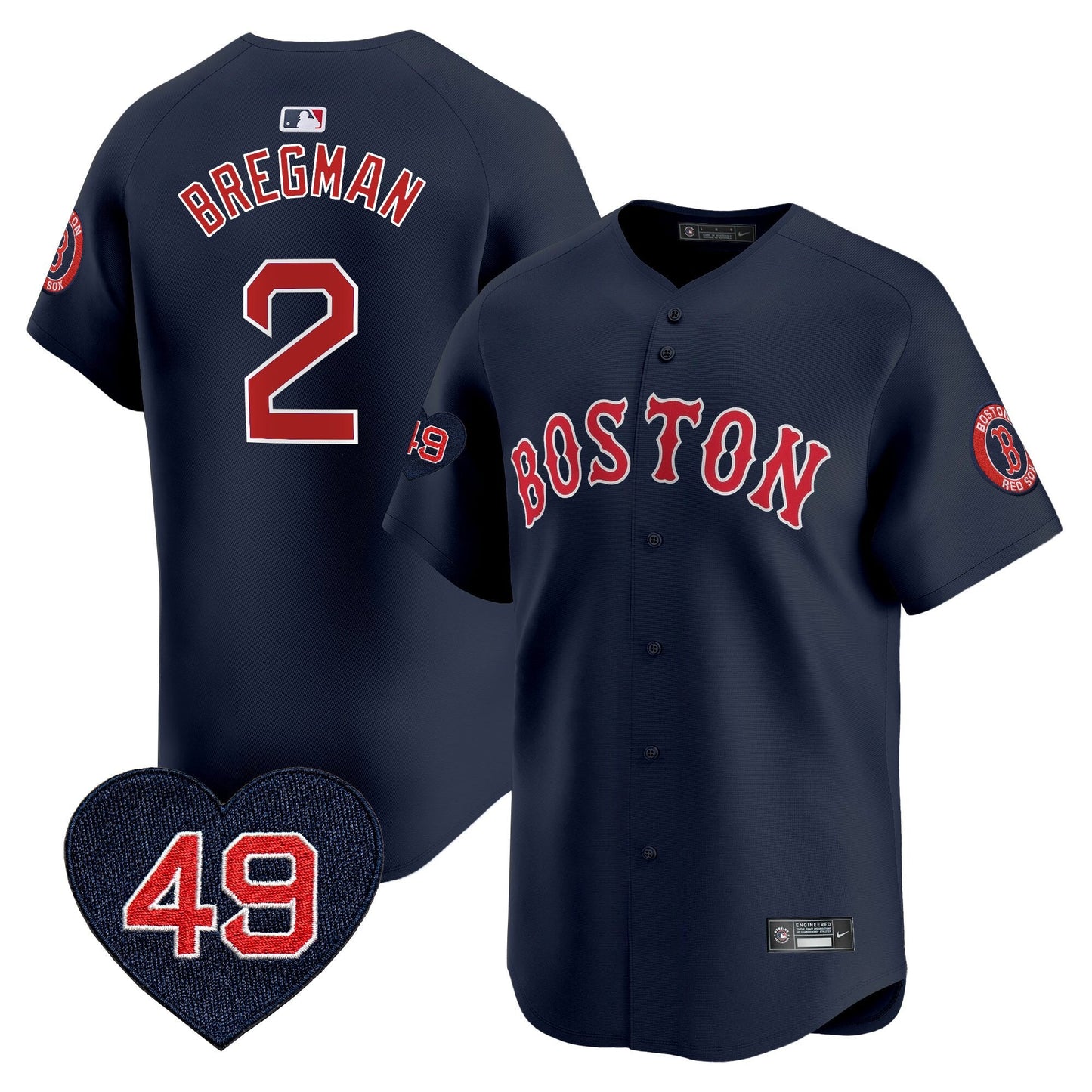 Men's Boston Red Sox Tim Wakefield Patch Vapor Premier Limited Jersey - All Stitched