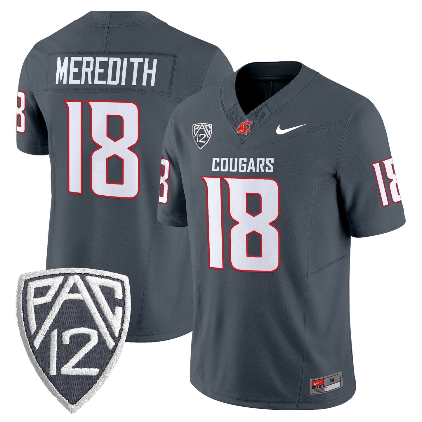 Washington State Cougars 2025 Vapor Limited Jersey V2 - All Stitched
