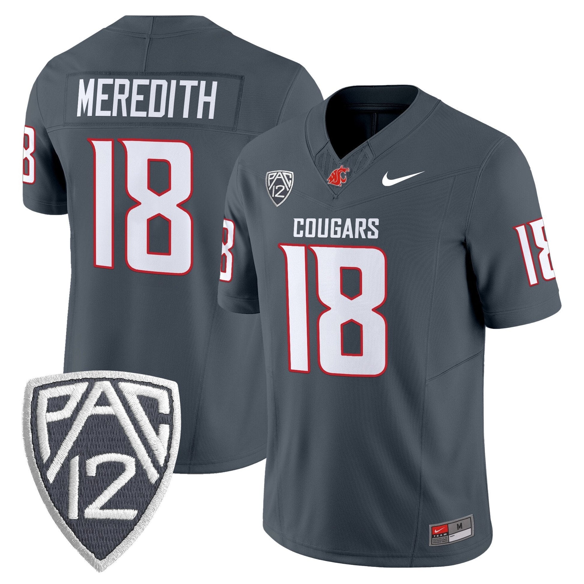 Washington State Cougars 2025 Vapor Limited Jersey V2 - All Stitched