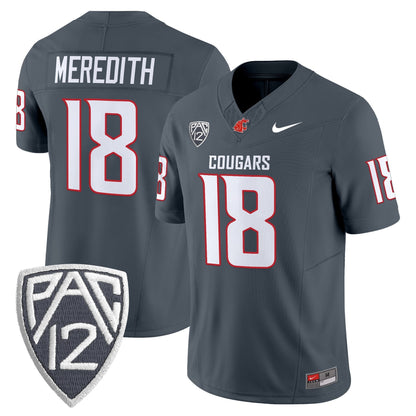 Washington State Cougars 2025 Vapor Limited Jersey V2 - All Stitched