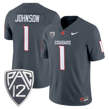 Washington State Cougars 2025 Vapor Limited Jersey V2 - All Stitched