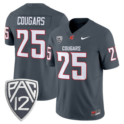 Washington State Cougars 2025 Vapor Limited Jersey V2 - All Stitched