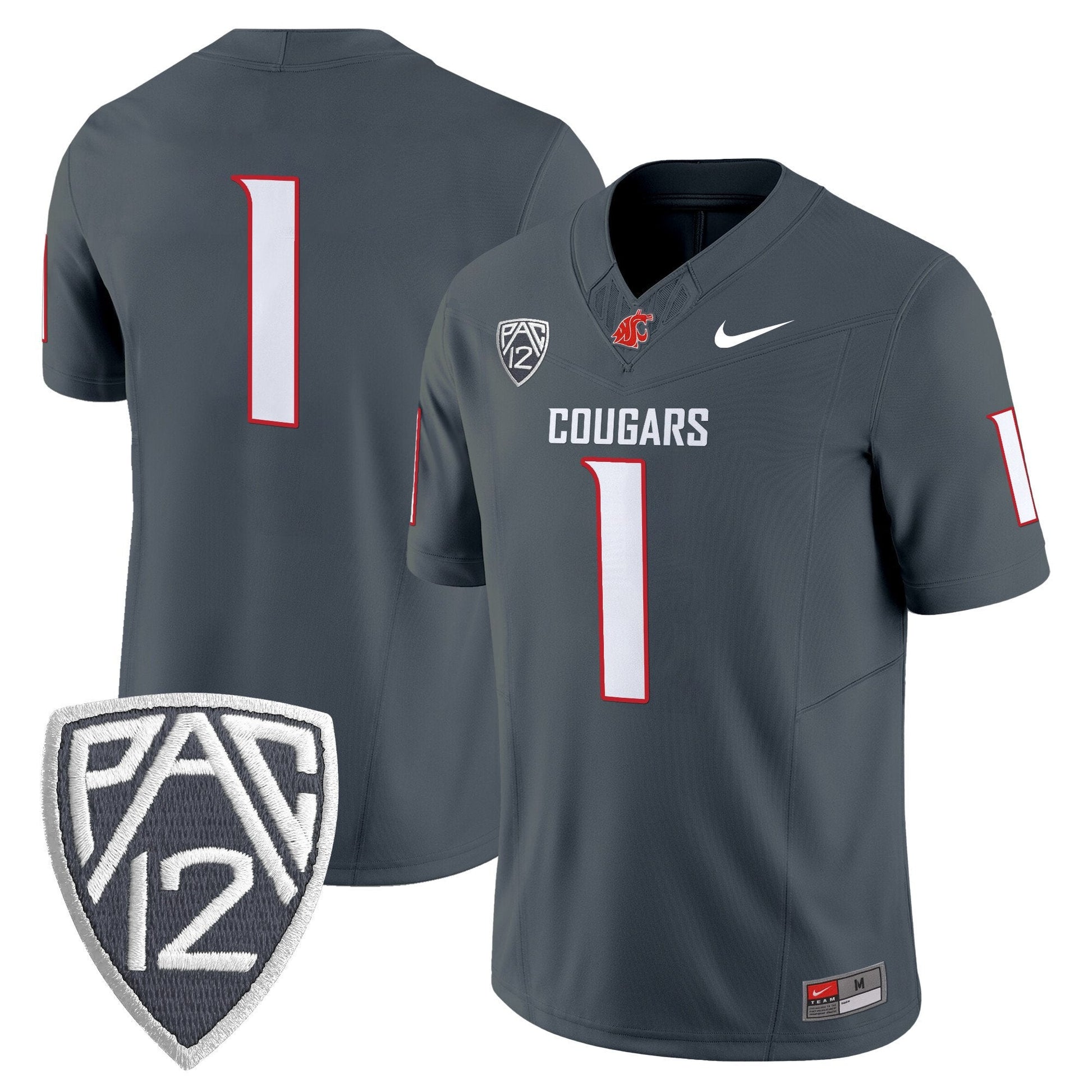 Washington State Cougars 2025 Vapor Limited Jersey V2 - All Stitched