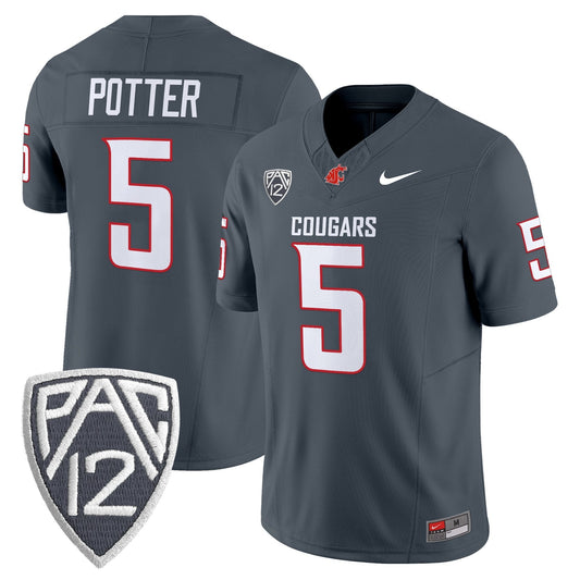 Washington State Cougars 2025 Vapor Limited Jersey V2 - All Stitched