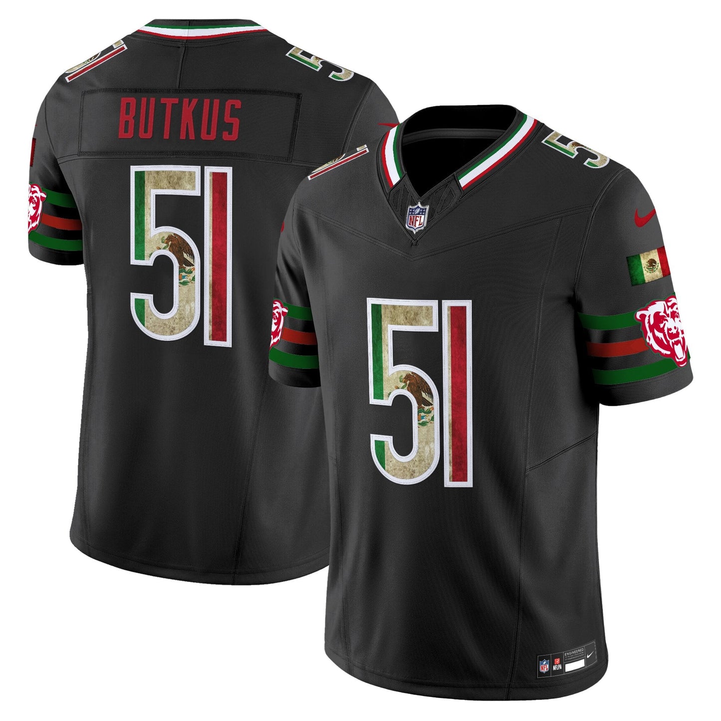 Men's Chicago Bears Mexico Vapor Limited Jersey - All Stitched