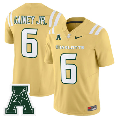 Men's Charlotte 49ers 2025 Vapor Limited Jersey - All Stitched