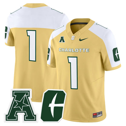 Men's Charlotte 49ers 2025 Vapor Limited Jersey - All Stitched