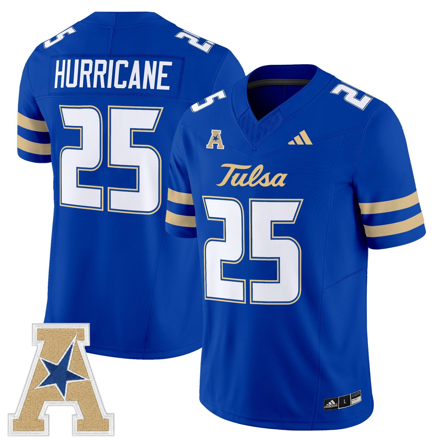 Men's Tulsa Golden Hurricane 2025 Vapor Limited Jersey - All Stitched