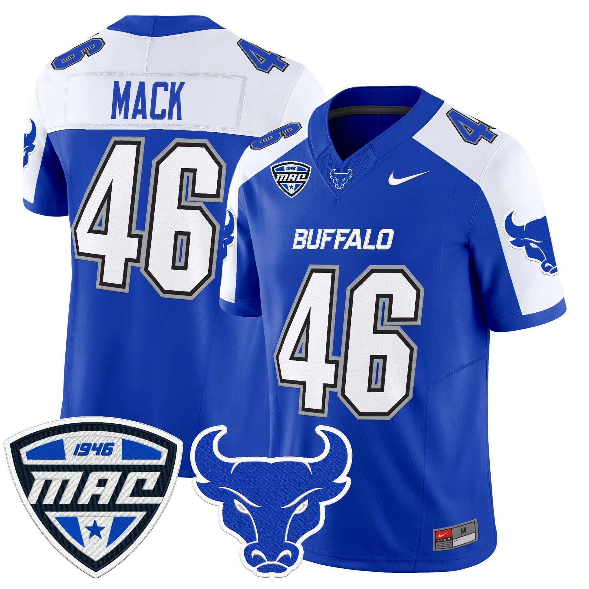 Men's Buffalo Bulls 2025 Vapor Limited Jersey - All Stitched