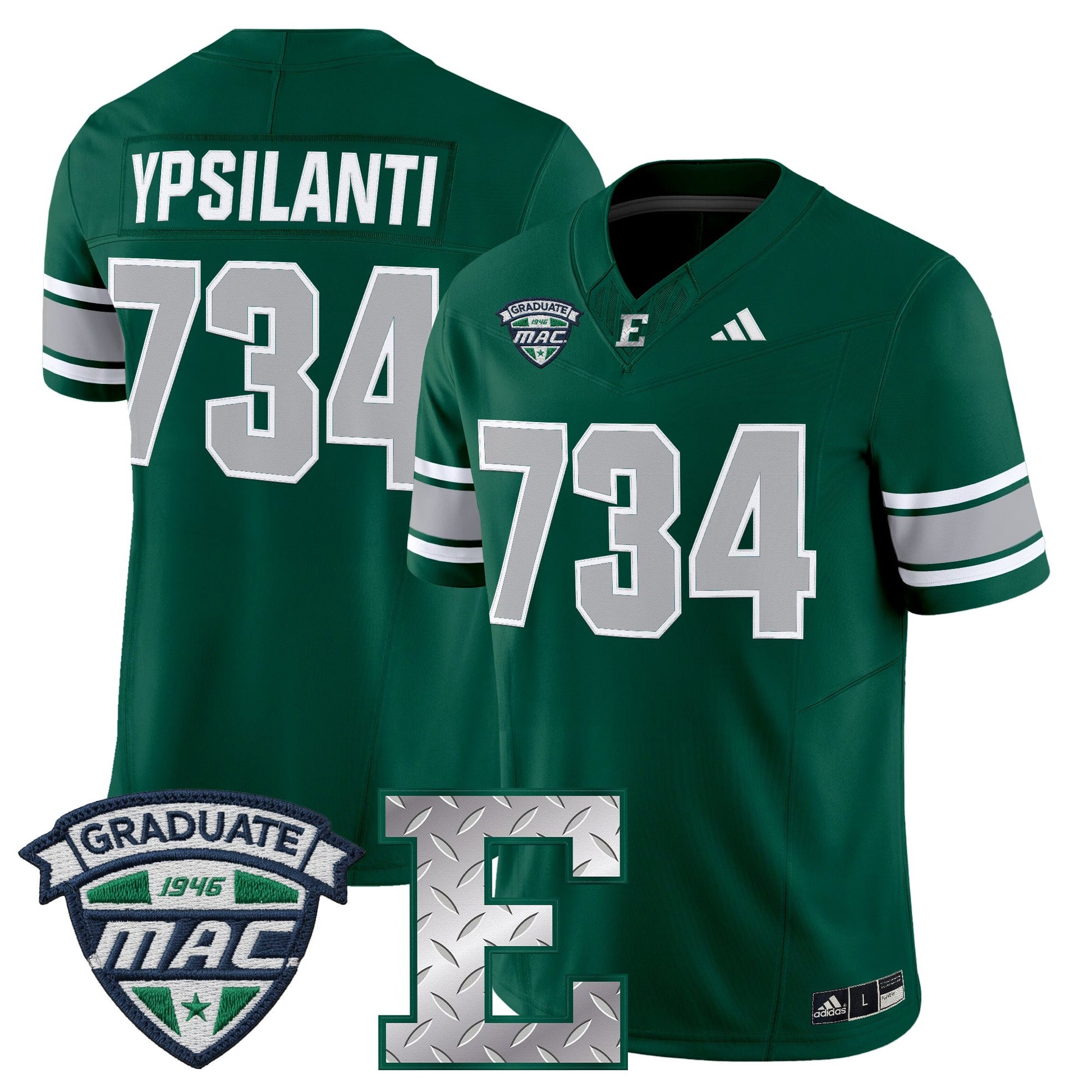 Men's Eastern Michigan Eagles 2025 Vapor Limited Jersey - All Stitched