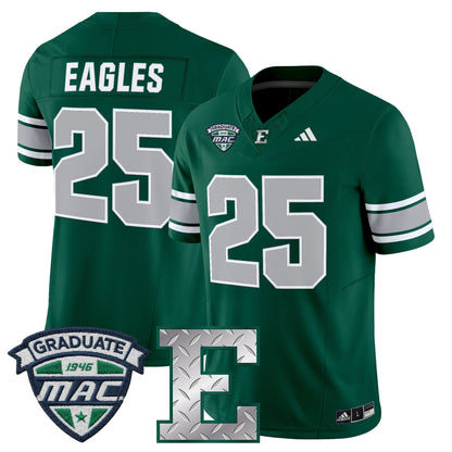 Men's Eastern Michigan Eagles 2025 Vapor Limited Jersey - All Stitched