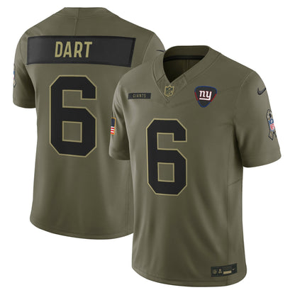 New York Giants 2025 Salute to Service Vapor Limited Jersey - All Stitched