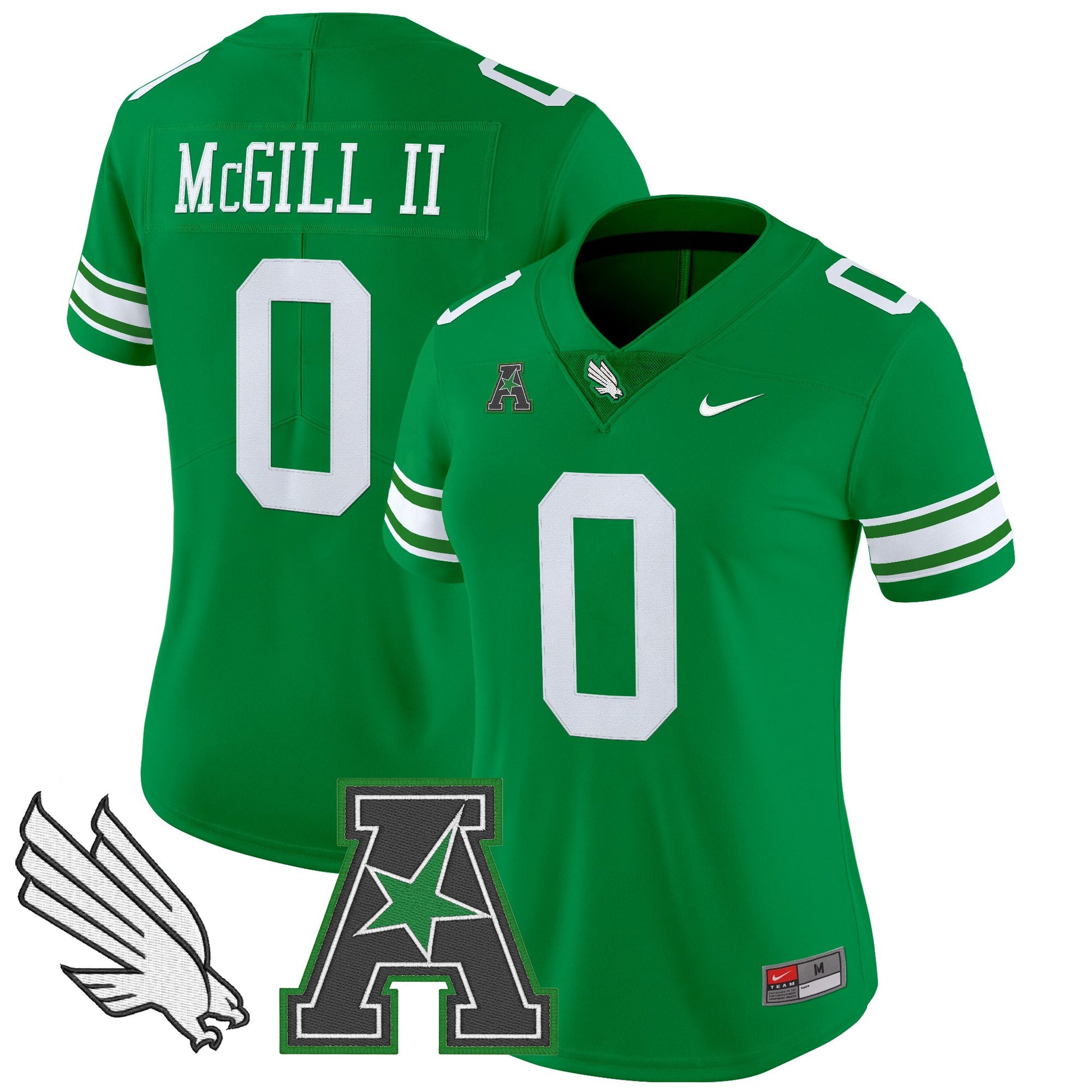 Women's North Texas Mean Green 2025 Vapor Limited Jersey - All Stitched