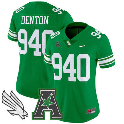 Women's North Texas Mean Green 2025 Vapor Limited Jersey - All Stitched