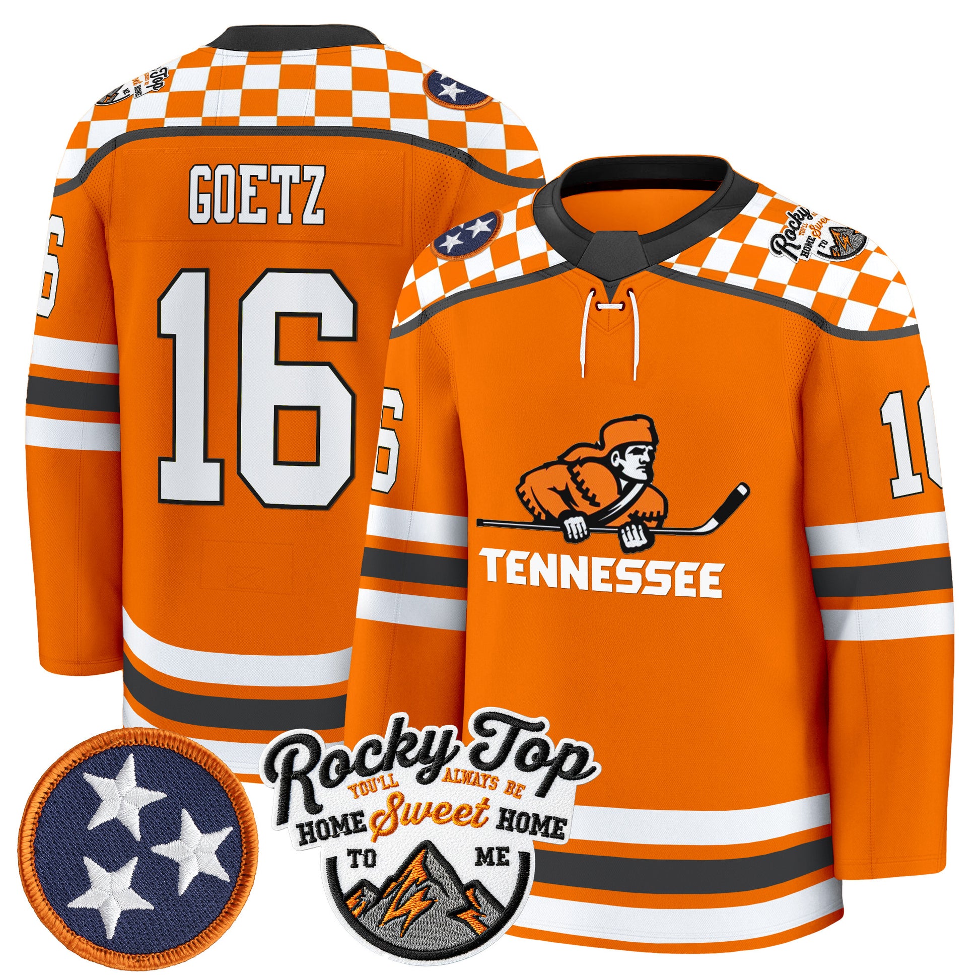 Men's Tennessee Volunteers 2025/26 Premium Jersey - All Stitched
