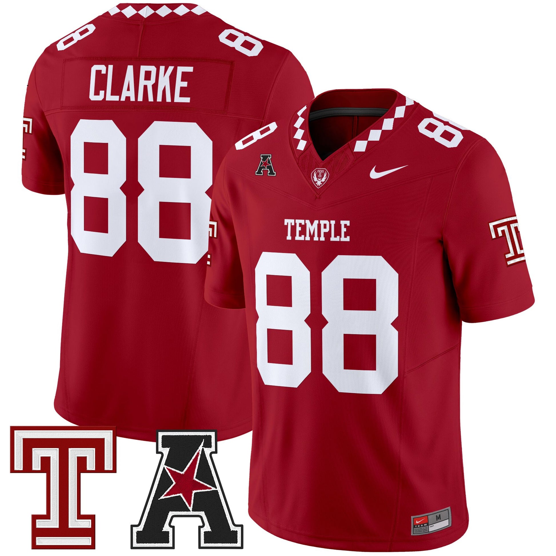 Men's Temple Owls 2025 Vapor Limited Jersey - All Stitched
