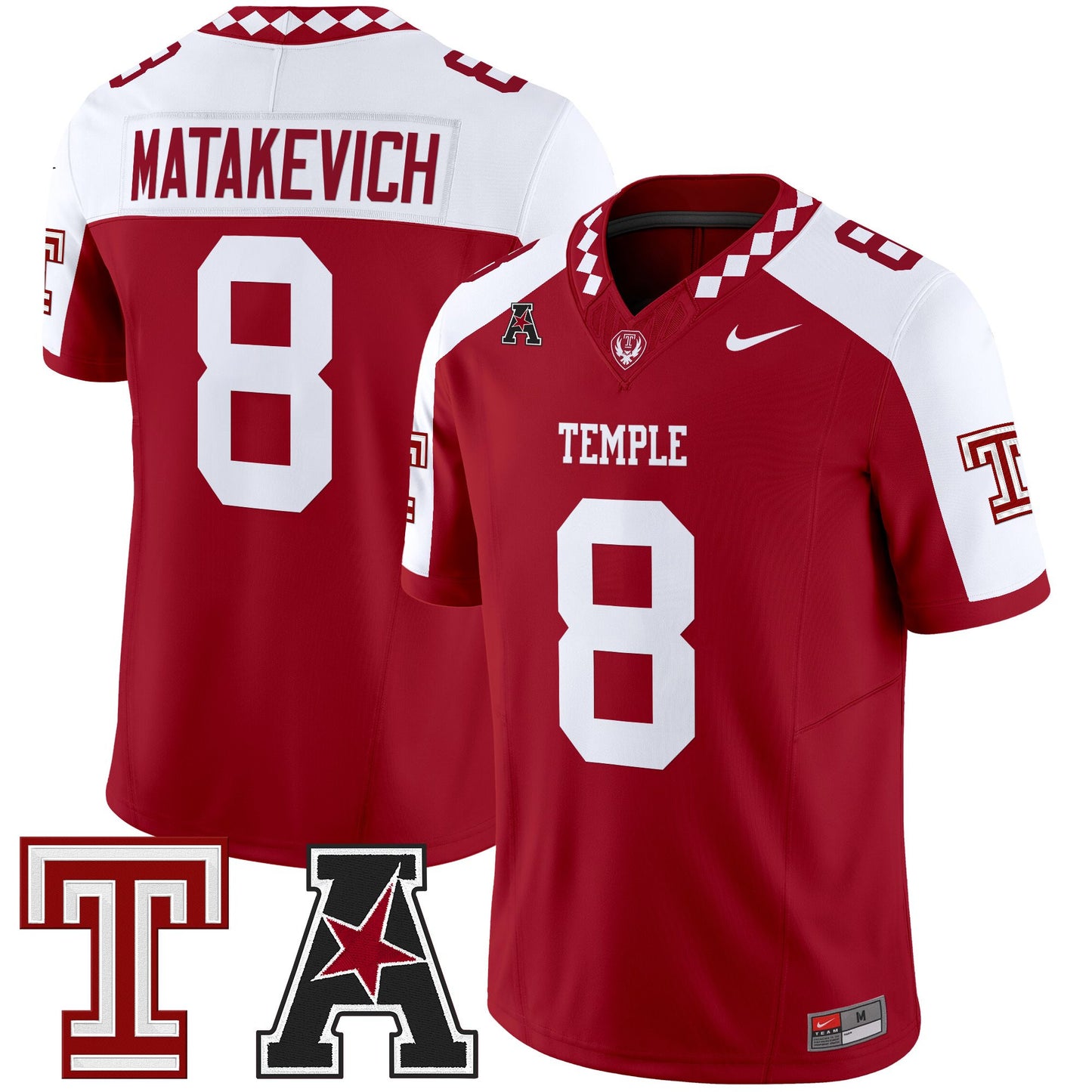 Men's Temple Owls 2025 Vapor Limited Jersey - All Stitched
