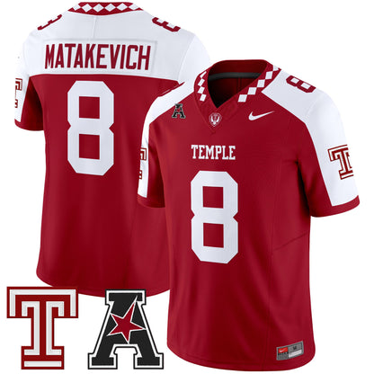 Men's Temple Owls 2025 Vapor Limited Jersey - All Stitched