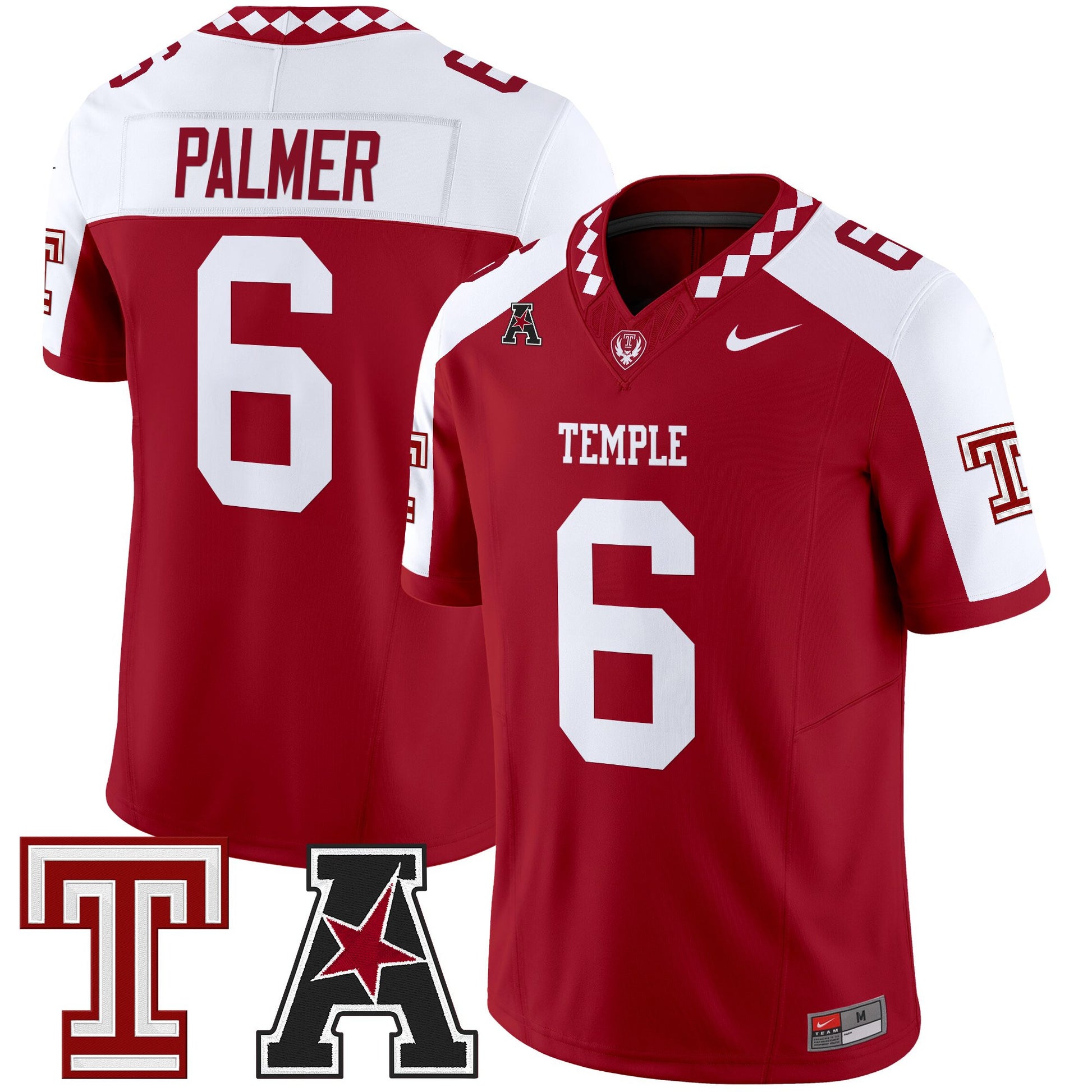 Men's Temple Owls 2025 Vapor Limited Jersey - All Stitched