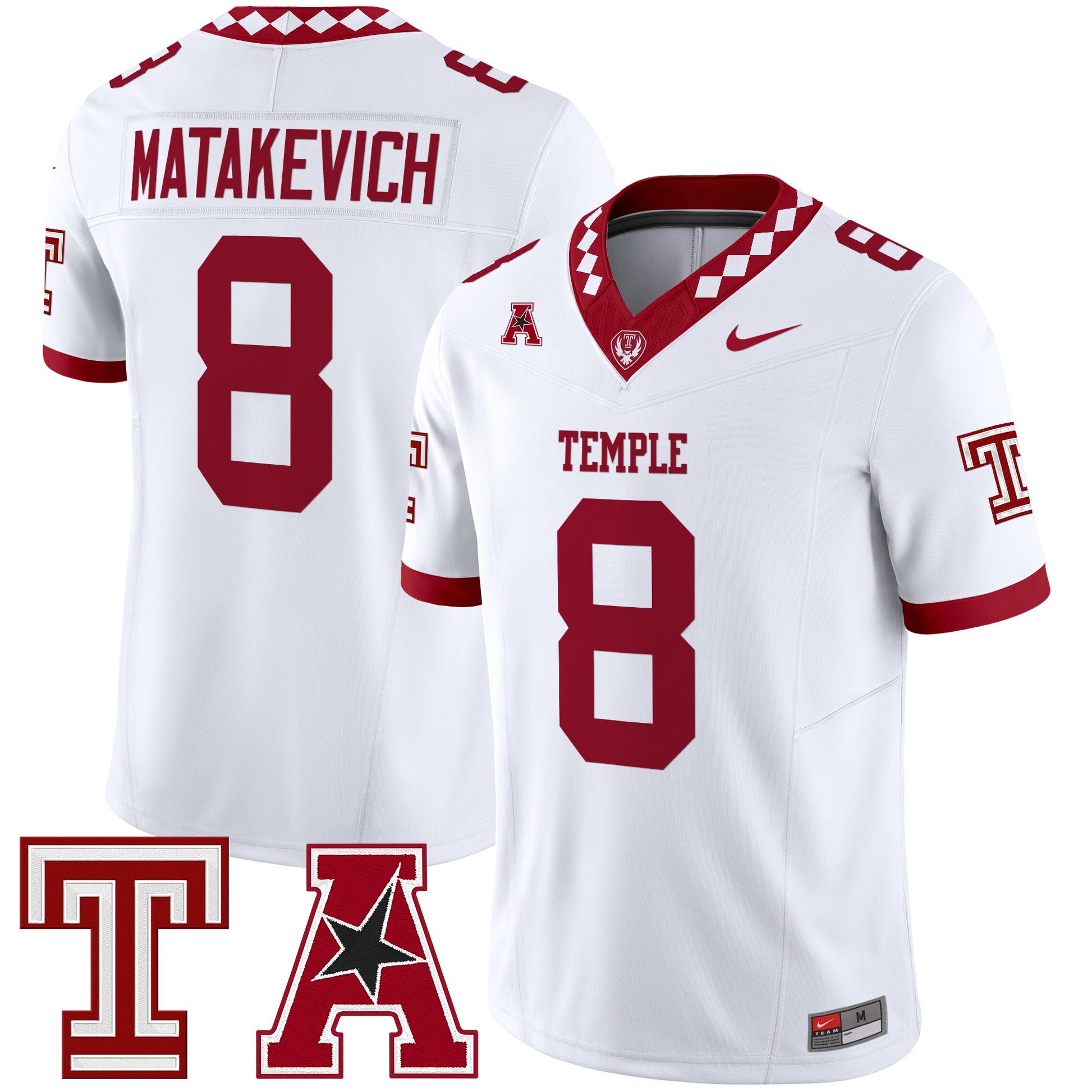 Men's Temple Owls 2025 Vapor Limited Jersey - All Stitched
