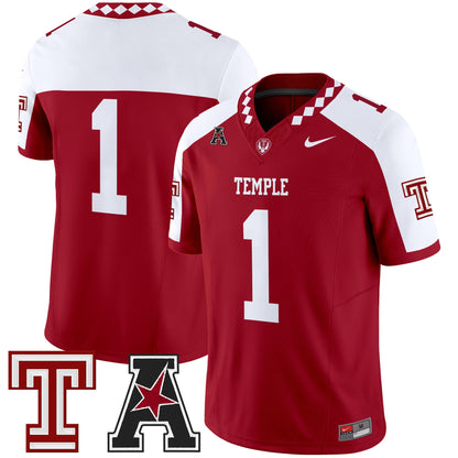 Men's Temple Owls 2025 Vapor Limited Jersey - All Stitched