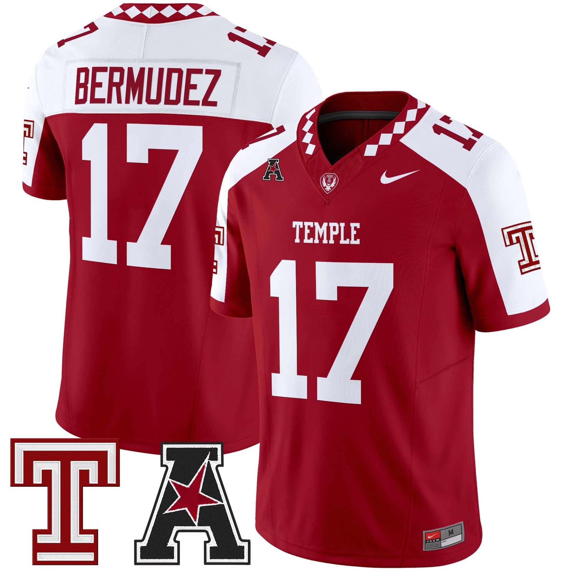 Men's Temple Owls 2025 Vapor Limited Jersey - All Stitched