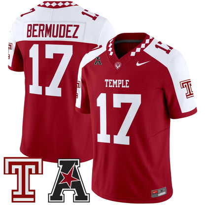 Men's Temple Owls 2025 Vapor Limited Jersey - All Stitched